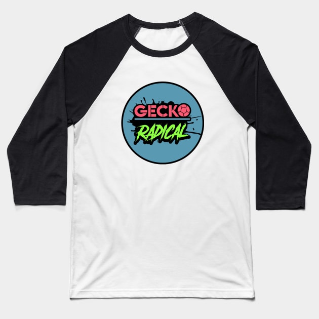 Gecko Radical Baseball T-Shirt by Gecko Radical